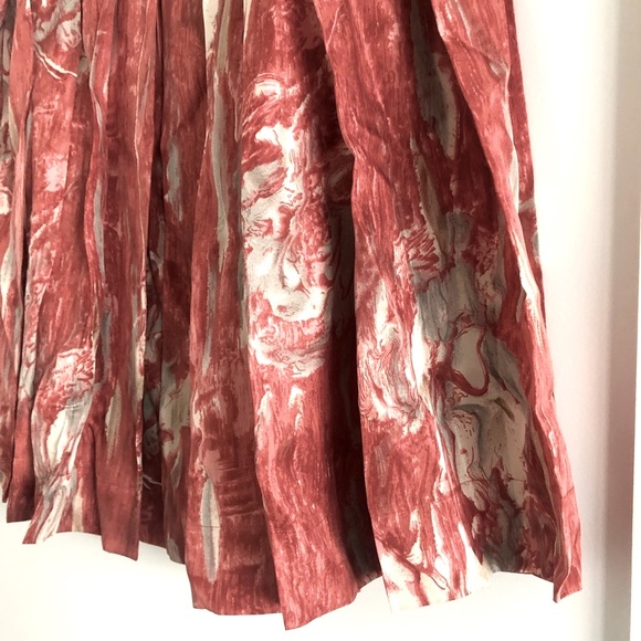 Club Monaco Silk Pleated Skirt Size 0 NWT - Picture 4 of 5